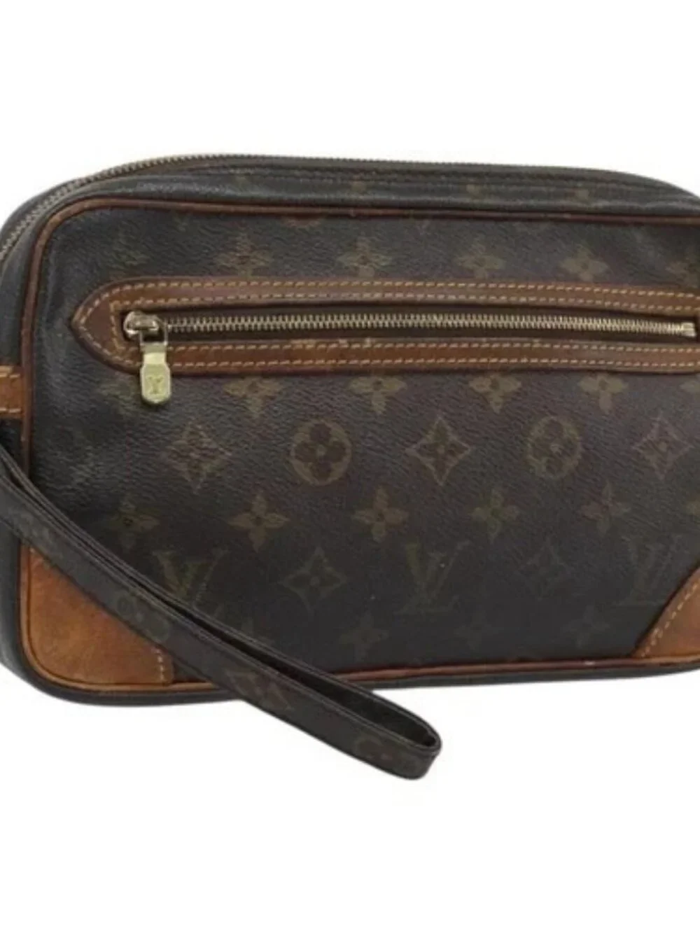 LOUIS VUITTON Monogram Marly Dragonne GM Clutch Bag M51825 LV Auth 86775